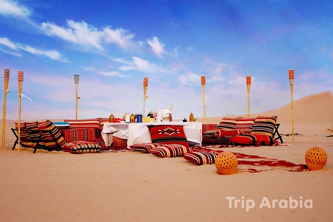 Abu Dhabi Private Desert Romantic Dune Dinner with Dune Bashing - Key points at a glance