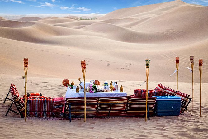 Abu Dhabi Private Desert Romantic Dune Dinner with Dune Bashing - Practical details before you book