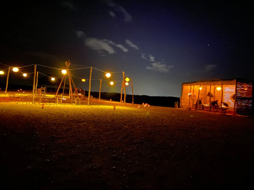 Agafay Desert Sunset Dinner & Berber Campfire (Vegan option) - What the $37 price really covers