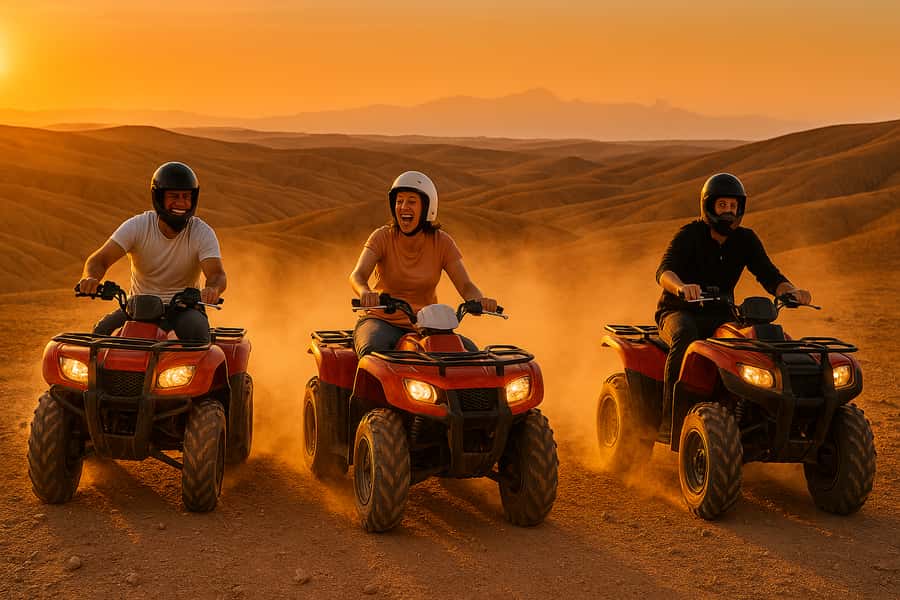 Agafay tour Quade Bike, Sunset and Romantic Dinner Show - Who should book this evening?