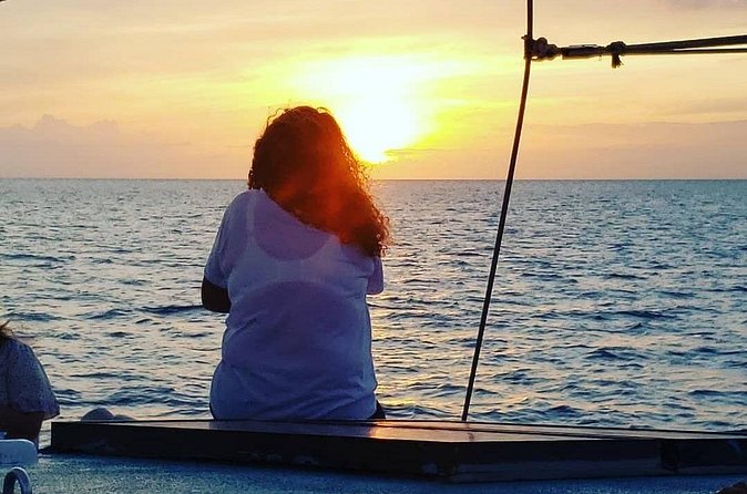 All Inclusive Sunset Dinner Cruise in Nassau Bahamas - The bar, music, and party mood
