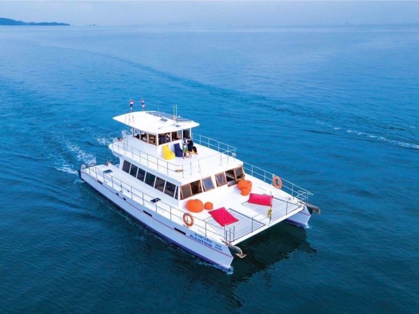 Amazing Coral Island & Sunset Dinner with Power Catamaran - The catamaran ride to Coral Island