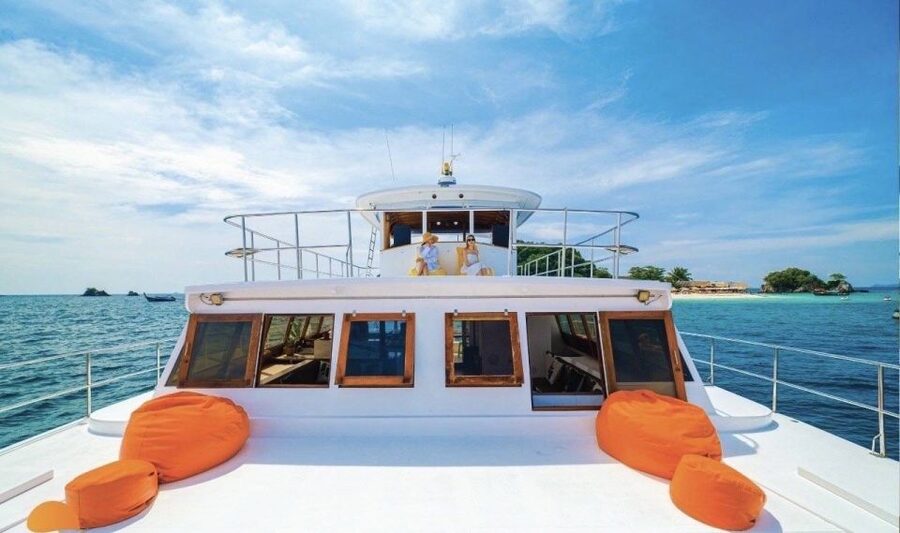 Amazing Coral Island & Sunset Dinner with Power Catamaran - What the $64 price really covers