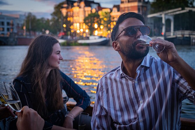 Amsterdam Private Dinner Cruise incl Drinks & 2-course Dinner 2hr - Drinks included, champagne extra