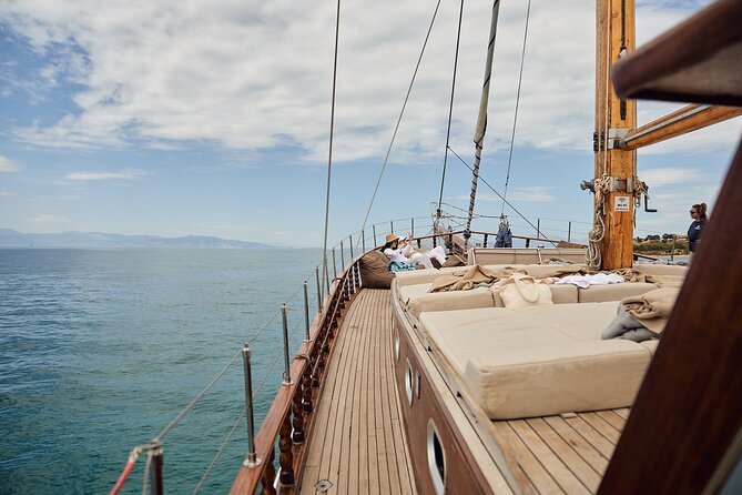 Athens Sunset Dinner Cruise – Swim Stop, Dinner & Open Bar - Sunset is the main event
