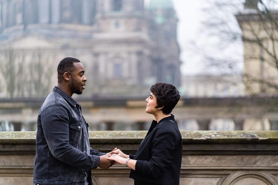 Berlin Love Story: Surprise Proposal Photography Session - Who will enjoy this session most
