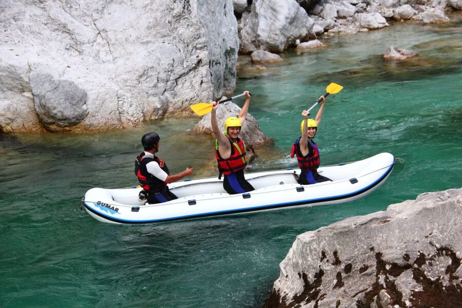 Bovec: Soča River Private Rafting Experience for Couples - Safety instructions before the first rapid