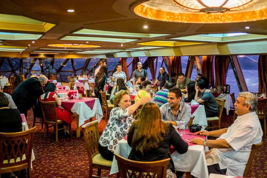 Cairo: Nile Sunset Dinner Cruise, Show & Optional Transfer - Dinner on board: what the buffet offers