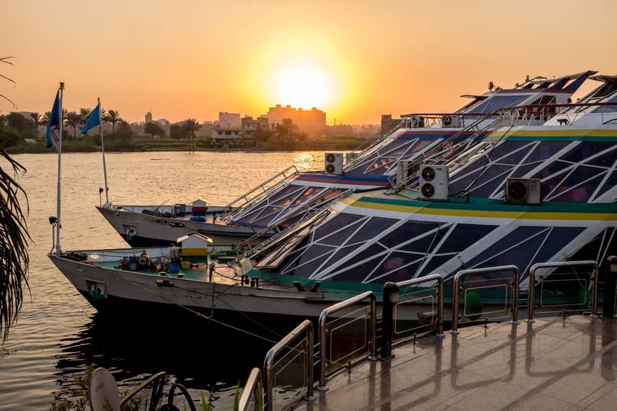 Cairo: Nile Sunset Dinner Cruise, Show & Optional Transfer - Getting to the Nile Crystal