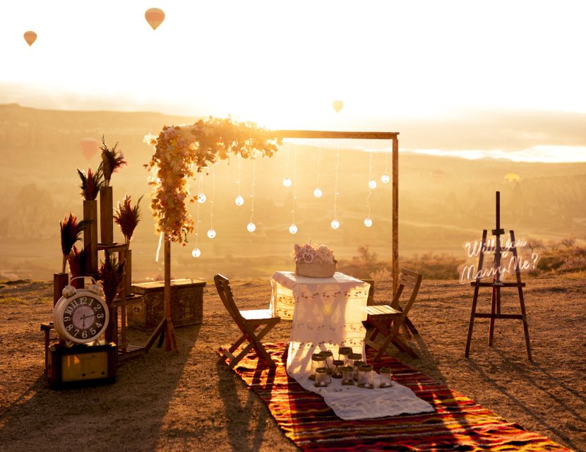 Cappadocia: Love Valley Proposal Service with Transfers - Booking details to keep in mind