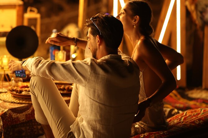 Cappadocia Romantic Dinner İn The Valley with Concept - A private table beneath Cappadocia’s stone formations