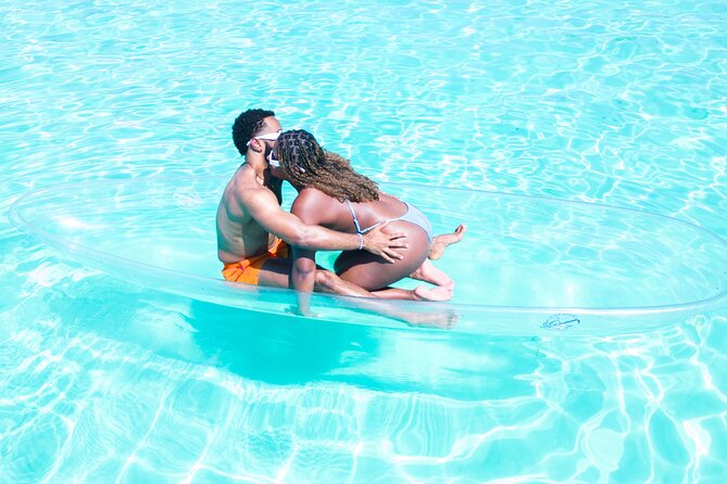 Couples Clear Kayak PhotoShoot Grand Turk Island - A floating photo studio near Grand Turk Cruise Port