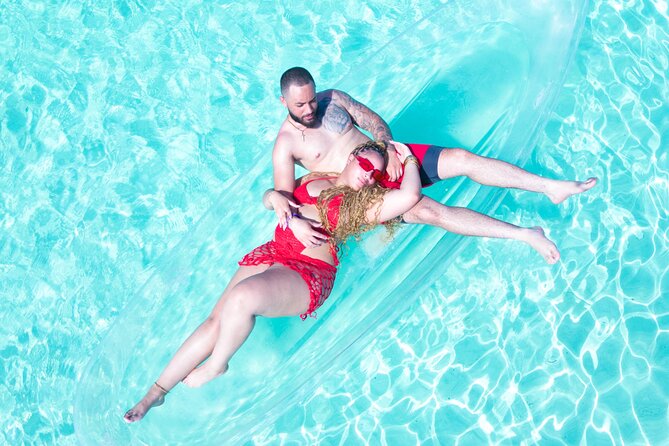 Couples Clear Kayak PhotoShoot Grand Turk Island - Why the drone angle changes the pictures