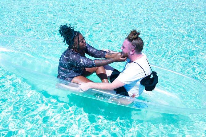Couples Clear Kayak PhotoShoot Grand Turk Island - The strong points, and the weak spots