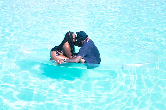 Couples Clear Kayak PhotoShoot Grand Turk Island - The best occasions for this private session