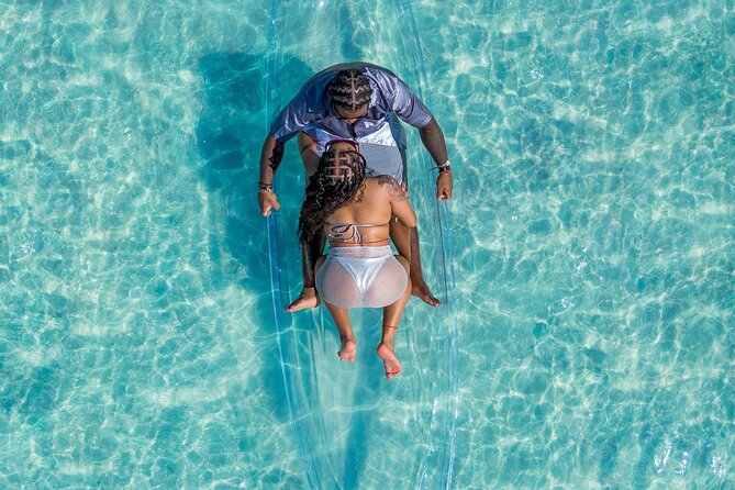 Couples Clear Kayak Photoshoot in Montego Bay - What you receive: 30 photos, seven edits, and one video