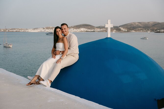 Couples or Family Private Photoshoot Sessions on Paros - Why Parikia makes a good photo setting