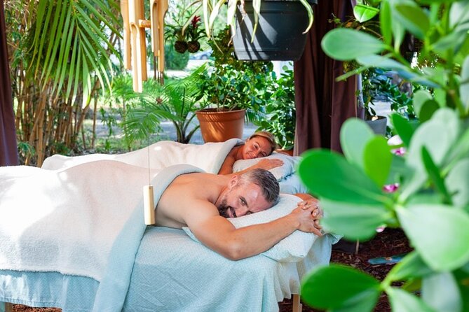 Couples Outdoor Bamboo Garden Massage or Ultimate Candlelight Signature Massage - The bamboo tiki garden: appealing, but not perfectly quiet