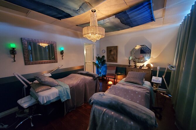 Couples Spa Package in Newport Beach with Appetizers and Wine - Starting with a drink and a private lounge