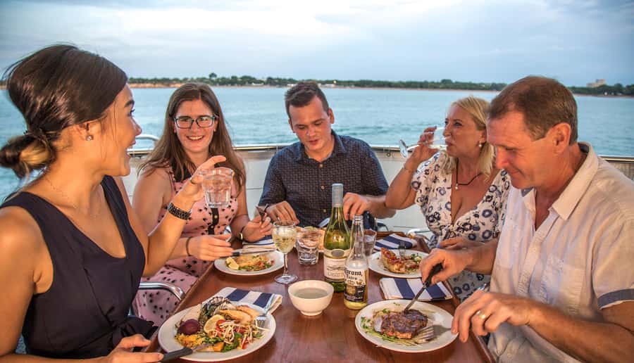Darwin: Signature four course Sunset Dinner Cruise - A moving table on Darwin Harbour
