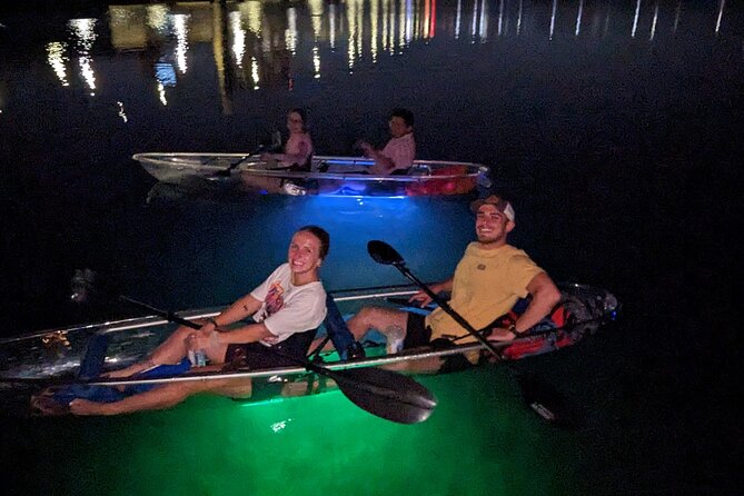 Date Night LED Glow Clear Kayak or Paddleboard & Champagne - Clear kayak or paddleboard: what should you choose?