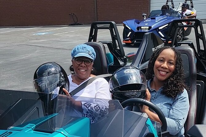 Date Night Ride in a Polaris Slingshot - Starting at Truist Park and settling into the ride