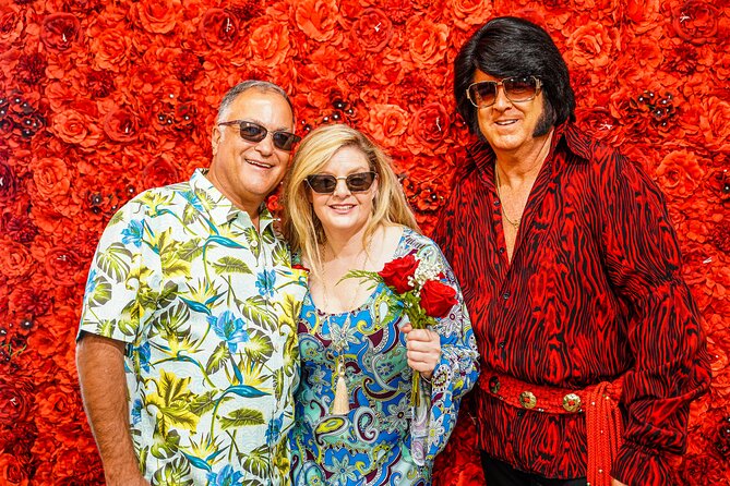 Elvis Wedding at The Little Vegas Chapel - Elvis, flowers, and a little Las Vegas theater