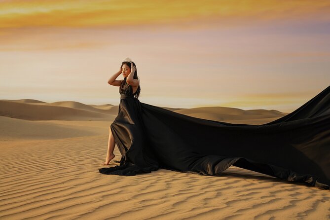 Flying Dress Photoshoot Dubai Solo, Couple and Group 3Hours - What you receive after posing