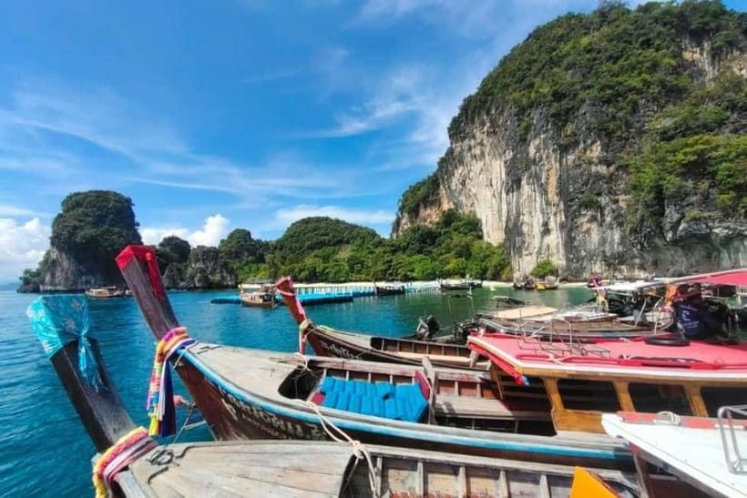 From Ao Nang Hong Island Longtail Cruise with Sunset Dinner - The 360° viewpoint rewards a short climb