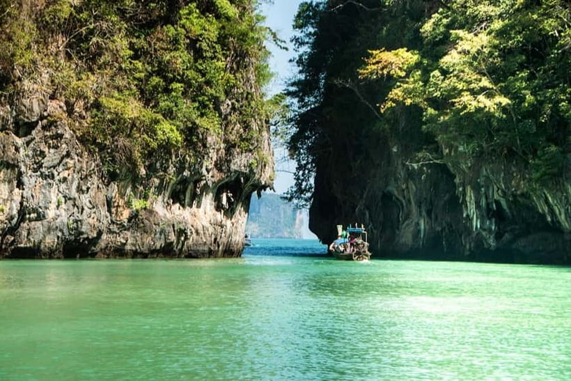 From Ao Nang Hong Island Longtail Cruise with Sunset Dinner - Hong Lagoon is scenic, but nature sets the schedule