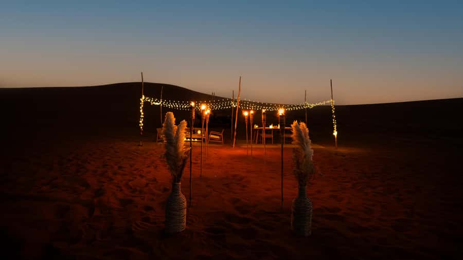 From Dubai: Private Dinner in the Dunes in Mleiha - Practical details to know before you go