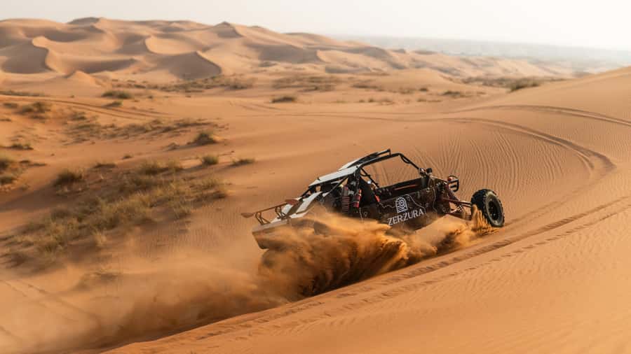 From Dubai: Zerzura Buggy Experience + Private Dinner - Key points at a glance