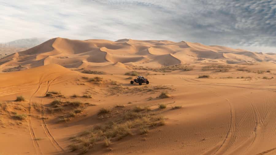 From Dubai: Zerzura Buggy Experience + Private Dinner - A private three-course dinner under the stars