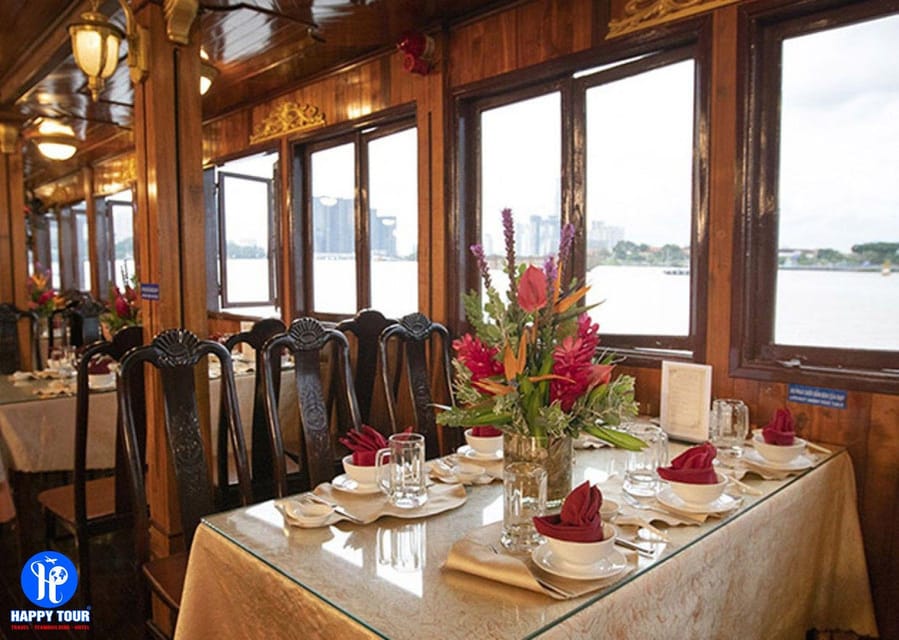 From Ho Chi Minh: Private Dinner Cruise on Saigon River Tour - Dinner options: useful variety, uneven reports
