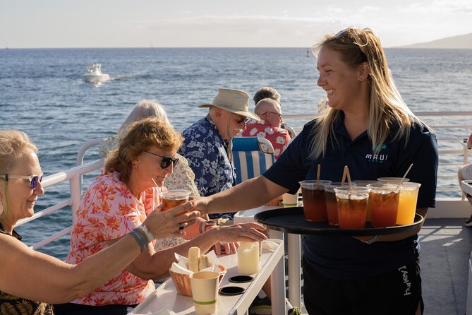 From Ma'alaea Harbor: Sunset Dinner Cruise Aboard the Quicksilver - A three-course dinner with five entrée choices