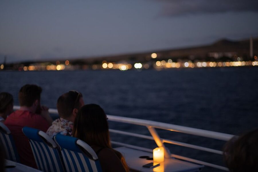 From Ma'alaea: Sunset Dinner Cruise Aboard the Quicksilver - The sunset and Maui’s coastal views