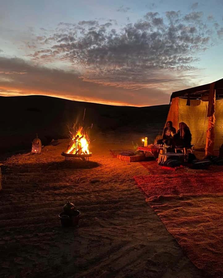 From Marrakesh: Sunset Dinner in Agafay at Berber Camp - The drive through villages and old mud houses
