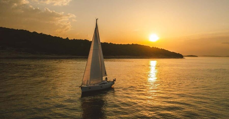 From Valletta: Romantic Sunset Cruise on a Sailing Yacht - The Three Cities from the deck
