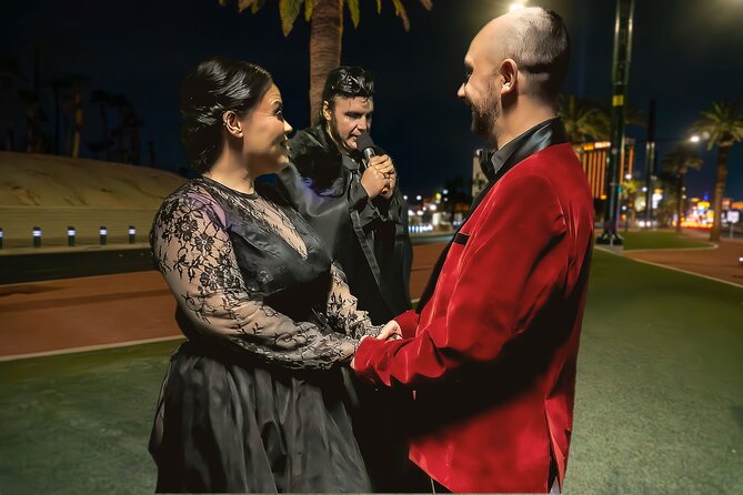 Goth Wedding or Vow Renewal at Vegas Sign with Props and Photos - Is $144.50 per person a fair price?