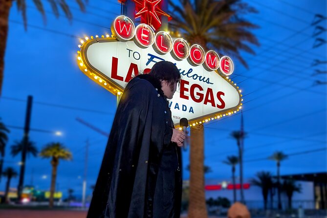 Goth Wedding or Vow Renewal at Vegas Sign with Props and Photos - Booking timing, weather, and cancellation