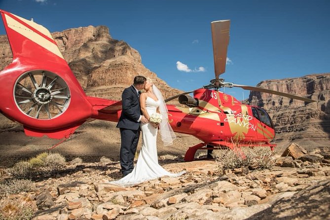 Grand Canyon Helicopter Wedding - Grand Canyon West and the ceremony bluff
