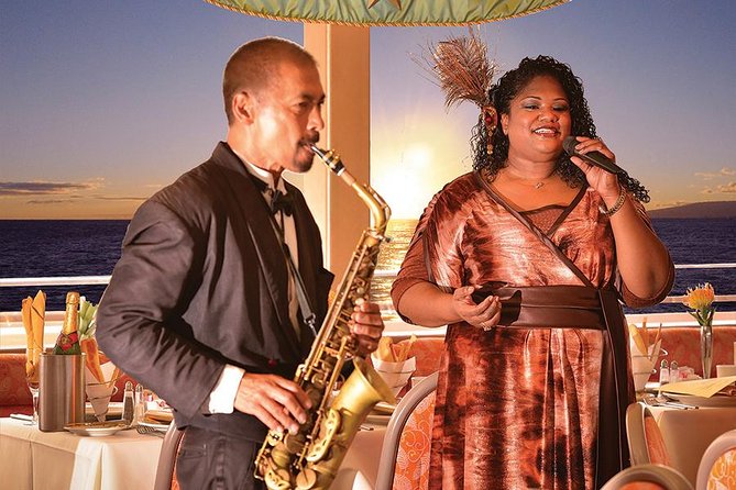 Honolulu: Three Star Deluxe Sunset Dinner Cruise and Show - The five-course dinner: what arrives at your table