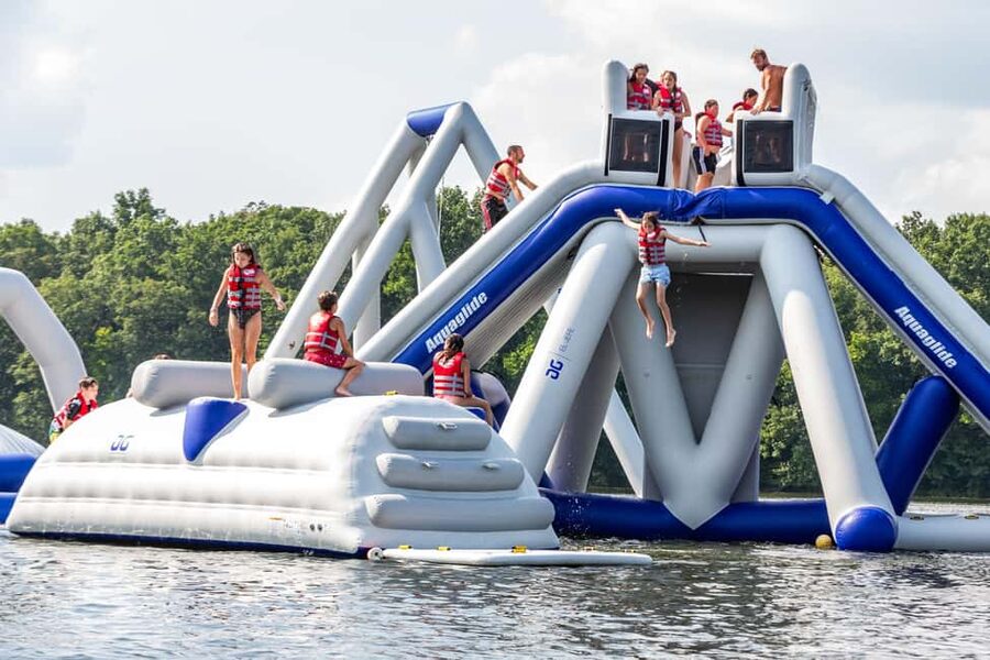 Kent: Ticket for Two - Aqua Park Inflatable Water Course - A floating playground in a Kent reservoir
