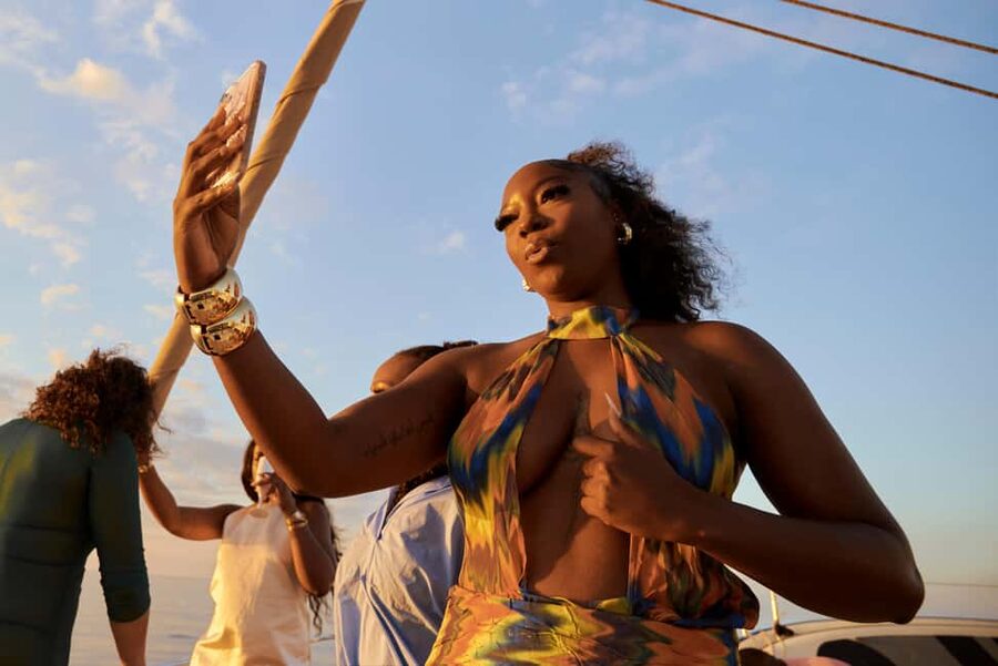 Kissamos: Romantic Sunset Sailing Catamaran Cruise - The sunset portion on open water
