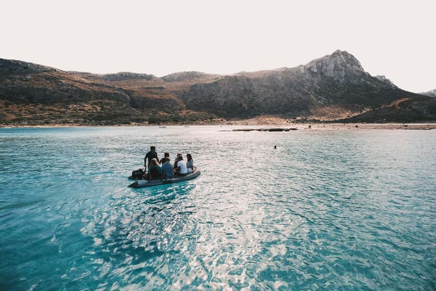 Kissamos: Romantic Sunset Sailing Catamaran Cruise - Thirty minutes of sailing before the bay