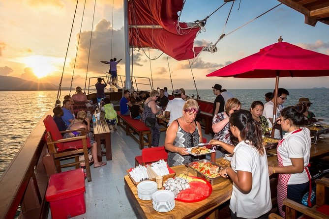 Koh Samui Romantic Sunset Cruise Tour By Red Baron Chinese Sailboat - Key points to know before booking