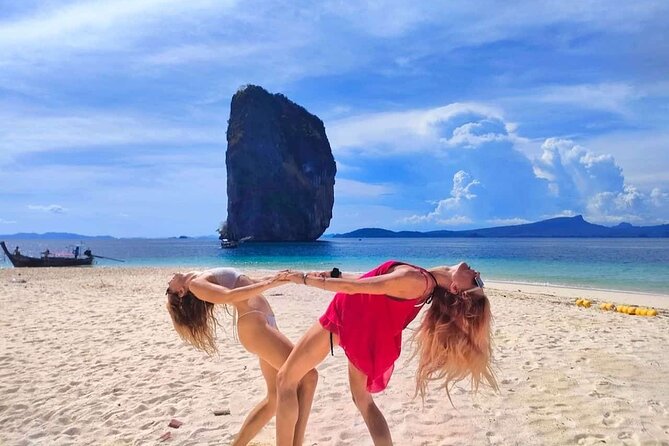 Krabi 7 Islands by Longtail Boat Sunset Dinner - Pickup at Nopparatthara Beach and the longtail boat start