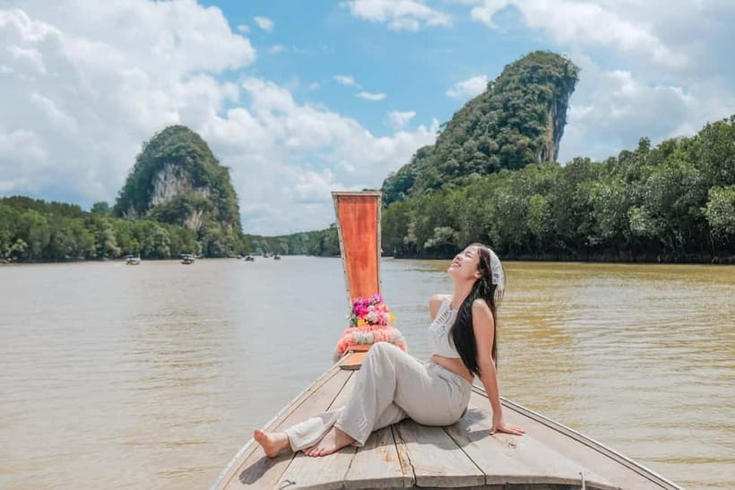 Krabi: Khao Khanab Nam Caves Tour with Romantic Boat Ride - Entering Khao Khanab Nam Caves