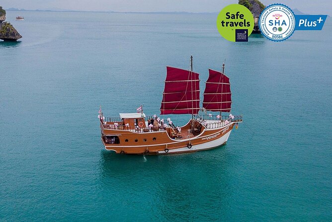 Krabi Romantic Sunset Cruise with BBQ Seafood Dinner by Krabi Sea Cruise - Chicken Rock gives you the first swim
