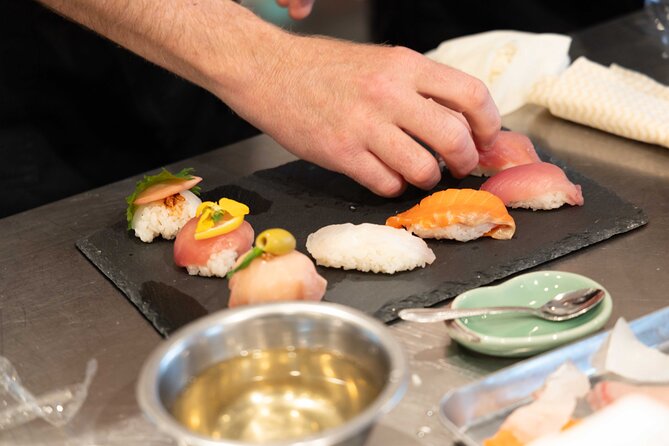 Kyoto: Enjoy Sushi & Market Tour! Best for Family & Couple! - Tamagoyaki adds a useful second skill